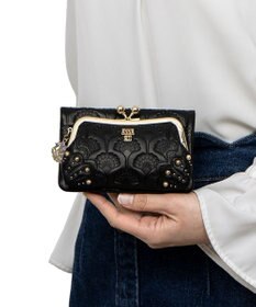 ANNA SUI ピーコック 二つ折り口金財布