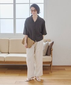 WEGO 【ANGIE VINTAGE】接触冷感開襟シャツ