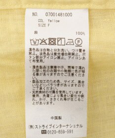 YECCA VECCA 3wayフレンチリネンシャツ