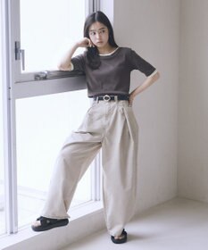 earth music&ecology タックバルーンデニム