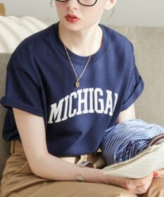 WEGO 【ANGIE VINTAGE】カレッジロゴプリントTee