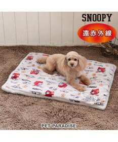 PET PARADISE スヌーピー  うたたね柄 角型マット 小型犬 80×60cm