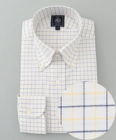 J.PRESS MEN 【PREMIUM PLEATS / 形態安定】ピンオックスタッタソールシャツ / B.D.