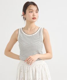 earth music&ecology ピコトリミングタンクトップ