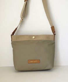 Hekhèr Le Style de Vie 新色追加【日本製】PUコートコットンキャンバス ショルダーバッグ