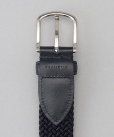 GOTAIRIKU 【ビジカジ兼用】ゴムメッシュ レザーコンビベルト