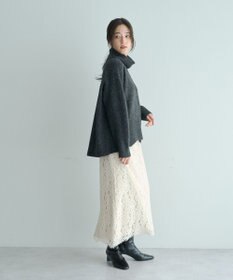 YECCA VECCA スリットタートルネックニット