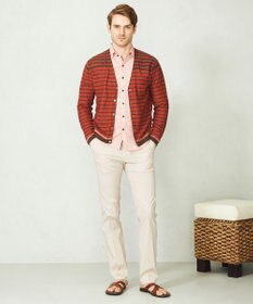 JOSEPH ABBOUD 【キングサイズ・カラー豊富/サステイナブル】リヨセルリネンサッカーシャツ