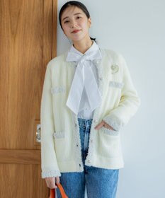 組曲 ツイードニット ジャケット