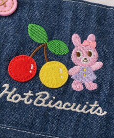 MIKI HOUSE HOT BISCUITS オーバーオール風 スタイ＆ブルマセット