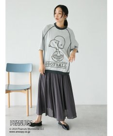 CRAFT STANDARD BOUTIQUE 【ユニセックス】PEANUTS/スヌーピー 切り替えTシャツ