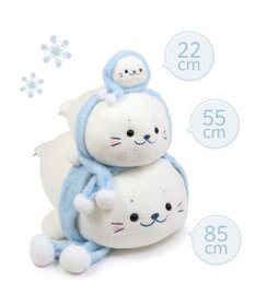 Mother garden しろたん マフラー付 ふわ雪 抱き枕 85cm