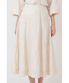 DAKS 【TV着用｜梅津弥英子アナ】フラワーモチーフジャガードスカート