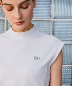 ZERO HALLIBURTON 【吸水速乾・UVケア】 フレンチスリーブモックネックTシャツ ZHG-W5S6b 82981