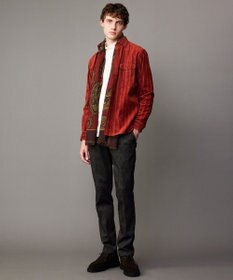 JOSEPH ABBOUD 【洗える/ソフトな肌触り】ミニパイルモック ネック Ｔシャツ