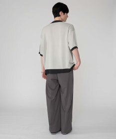 WEGO 【ユニセックス着用ITEM/MLサイズ展開】ワンポイントニットポロシャツ（SS）