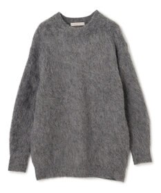 UNFILO アルパカシャギー ロングニット