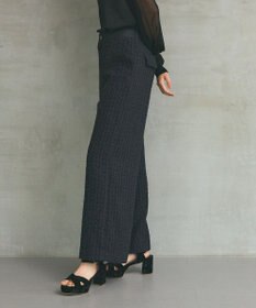 GRACE CONTINENTAL ツイードイージーパンツ