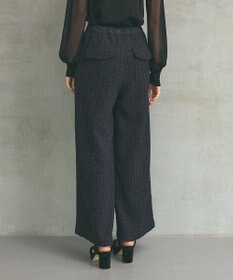 GRACE CONTINENTAL ツイードイージーパンツ