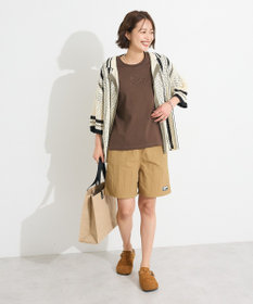 CRAFT STANDARD BOUTIQUE クロシェバイカラーニットプルオーバー