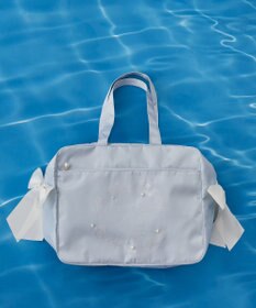 Maison de FLEUR シーシェルプリントキャリーオンバッグ