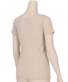 Wing インナー オーガニックコットン100％(身生地部) 吸汗速乾性(身生地部) ゆったり設計 【綿の贅沢 オーガニック】 3分袖 半袖 EL1371 ウイング／ワコール