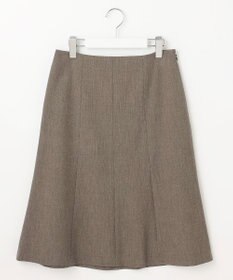 J.PRESS LADIES L 【洗える】T/Rアルガンシルク フレア スカート