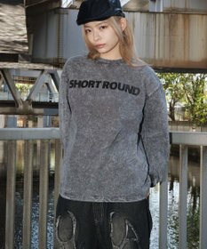 WEGO 【ユニセックス着用ITEM】ケミカルウォッシュグラフィックT（LS）