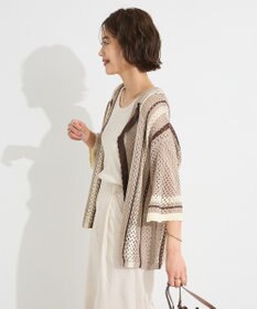 CRAFT STANDARD BOUTIQUE クロシェバイカラーニットプルオーバー