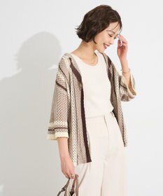 CRAFT STANDARD BOUTIQUE クロシェバイカラーニットプルオーバー