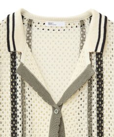 CRAFT STANDARD BOUTIQUE クロシェバイカラーニットプルオーバー