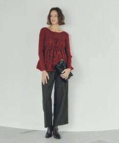 YECCA VECCA バルーンヘムドッキングニット