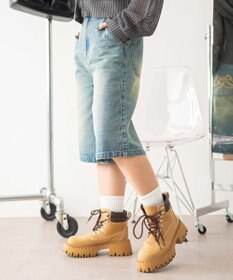 WEGO ロゴスタッズハーフパンツ