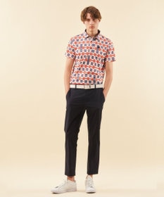 23区ゴルフ オンワード ポロシャツ ピンク チェック サイズ2 23区