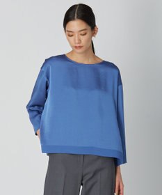 ICB 【WEB限定カラーあり・洗える】Calm プルオーバーブラウス