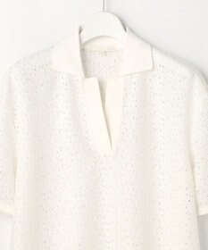 自由区 ラッセルレースジャージー トップス