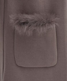 Tiaclasse 【2WAY】さらっと羽織れるFOXファーコート