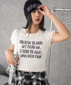 WEGO ロゴシャーリングちびT