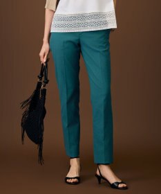 自由区 S 【SHIHOさん着用・昨年大好評・新色追加・後ろウエストゴム】シェルタリングテーパード パンツ