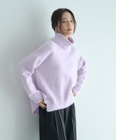 YECCA VECCA スリットタートルネックニット