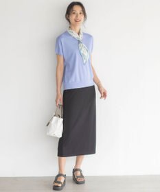 J.PRESS LADIES L 【WEB限定・洗える】Vis/Peスパーク ラメ配色 ニット