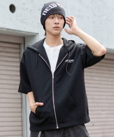 WEGO 【ユニセックス着用ITEM/MLサイズ展開】ストレートラインZIPパーカー(SS)