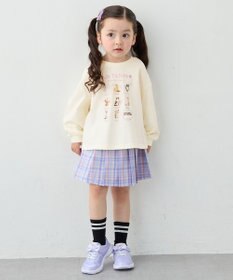 ANY KIDS チェックプリーツスカパン