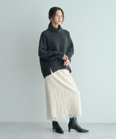 YECCA VECCA スリットタートルネックニット