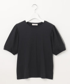 Feroux チュールパフスリーブ プルオーバー