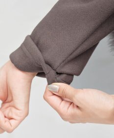 Tiaclasse 【2WAY】さらっと羽織れるFOXファーコート