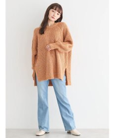 AMERICAN HOLIC Ｍｉｘヤーンラグランニットプルオーバー