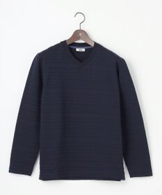 JOSEPH ABBOUD 【オーガニックコットン使用】リンクスボーダー Tシャツ