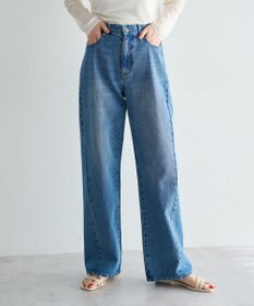 YECCA VECCA ORGABITS切替ストレートデニム