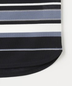 J.PRESS LADIES パネルボーダー フレンチスリーブ カットソー